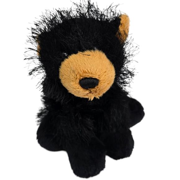Ganz Black Bear Webkinz HM004 Zoo Stuffed Animal Plush No Code 8" - Picture 1 of 6